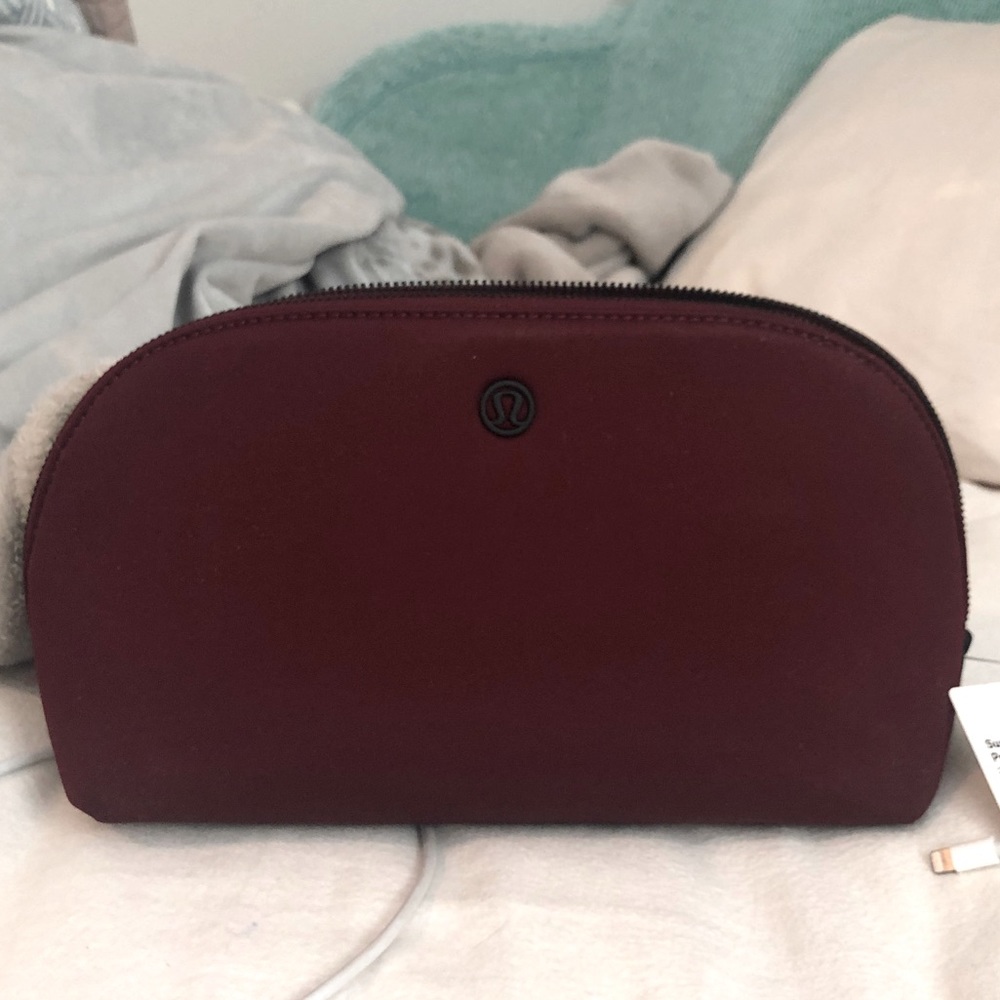 Lululemon toiletry bag.